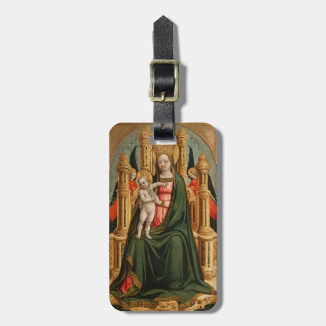 Étiquette À Bagage "La Vierge et l'Enfant" étiquette de bagage person (Devant Vertical)