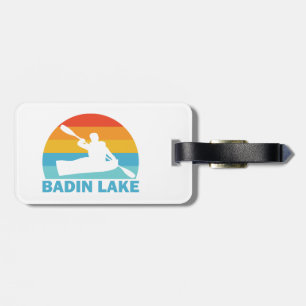 Étiquette À Bagage Lac Badin Caroline du Nord Kayak