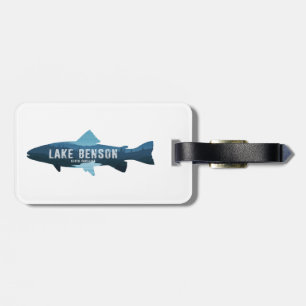 Étiquette À Bagage Lac Benson Caroline du Nord Poisson