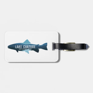 Étiquette À Bagage Lac Chatuge Caroline du Nord Géorgie Poissons