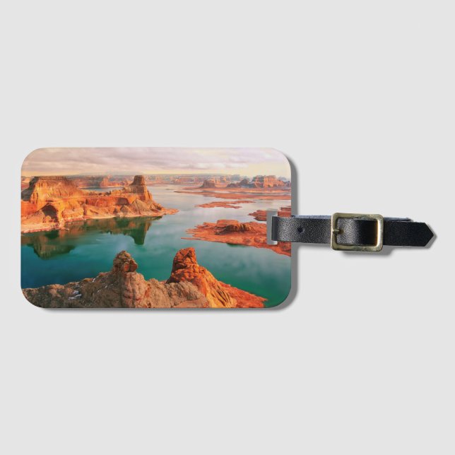 Étiquette À Bagage Lac Powell Arizona (Devant Horizontal)