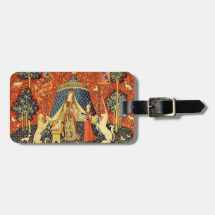 Étiquette À Bagage Lady et l'art de la Tapisserie médiévale Unicorn