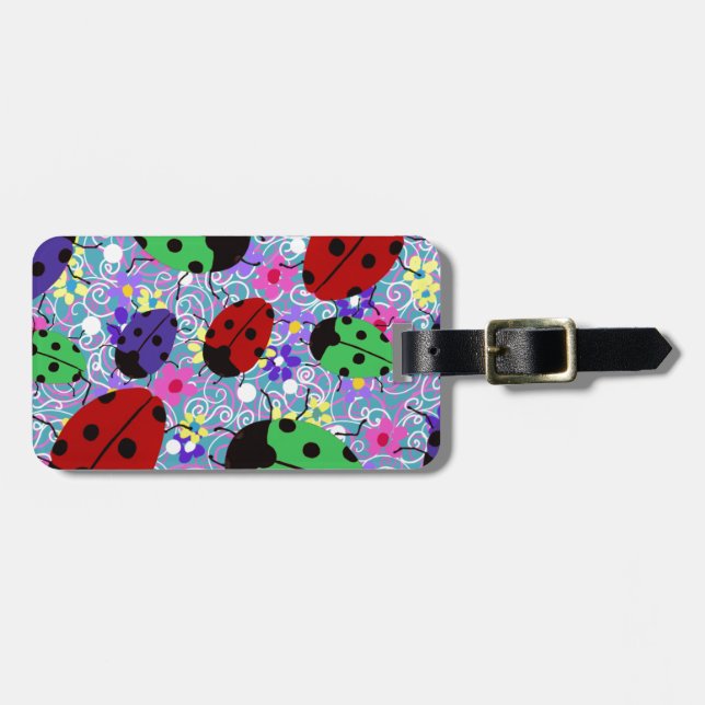 Étiquette À Bagage Ladybug (Devant horizontal)
