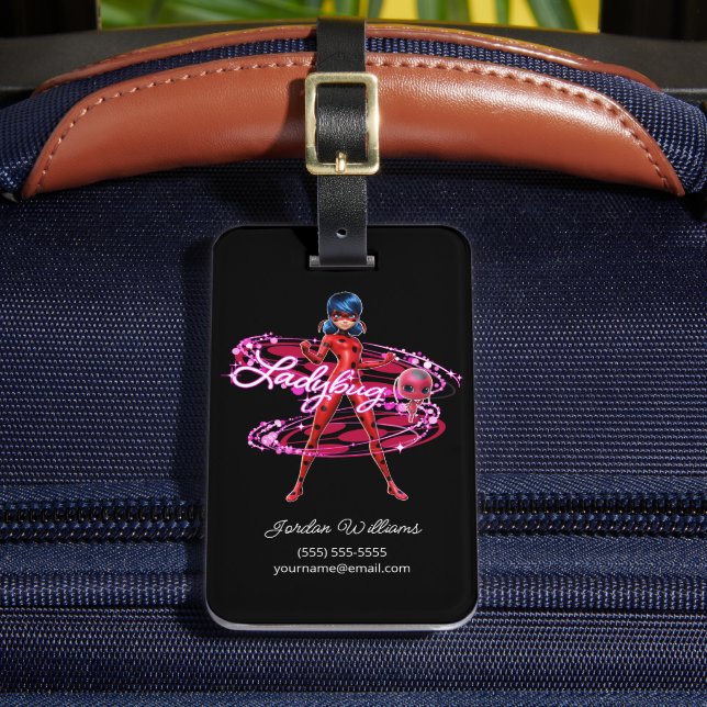 Étiquette À Bagage Ladybug et Tikki Graphic (Insitu Rectoal 2)