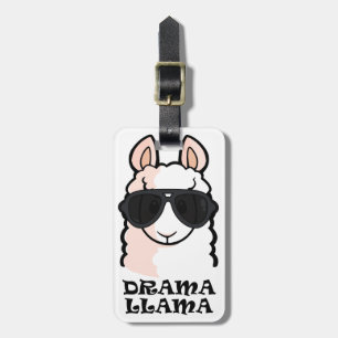 Étiquette À Bagage Lama de drame