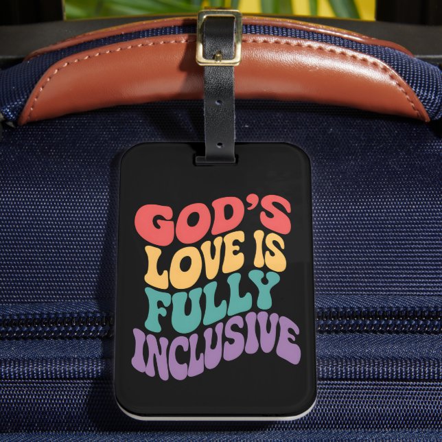 Étiquette À Bagage L'Amour de Dieu est entièrement inclusif Christian (Insitu Rectoal 2)