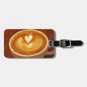 Étiquette À Bagage L'amour du café d'art