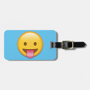 Étiquette À Bagage Langue- Emoji effronté