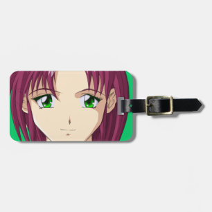 Étiquette À Bagage L'Anime et le Manga fait face