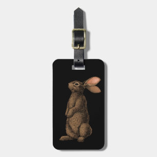 Étiquette À Bagage Lapin
