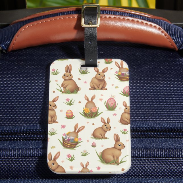 Étiquette À Bagage Lapin de Pâques (Insitu Rectoal 2)