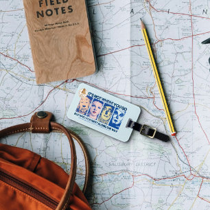 Étiquette À Bagage L'Assistant D'Oz™   Qui Vous Rencontrez En Chemin