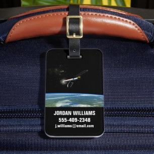 Étiquette À Bagage L'Atlas V541 Lance Le Véhicule En Orbite.