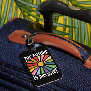 Étiquette À Bagage L'avenir est inclusif Rainbow Pride droits trans