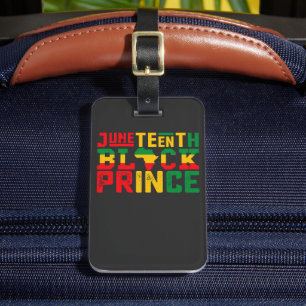 Étiquette À Bagage Le 11° Prince célèbre la liberté noire