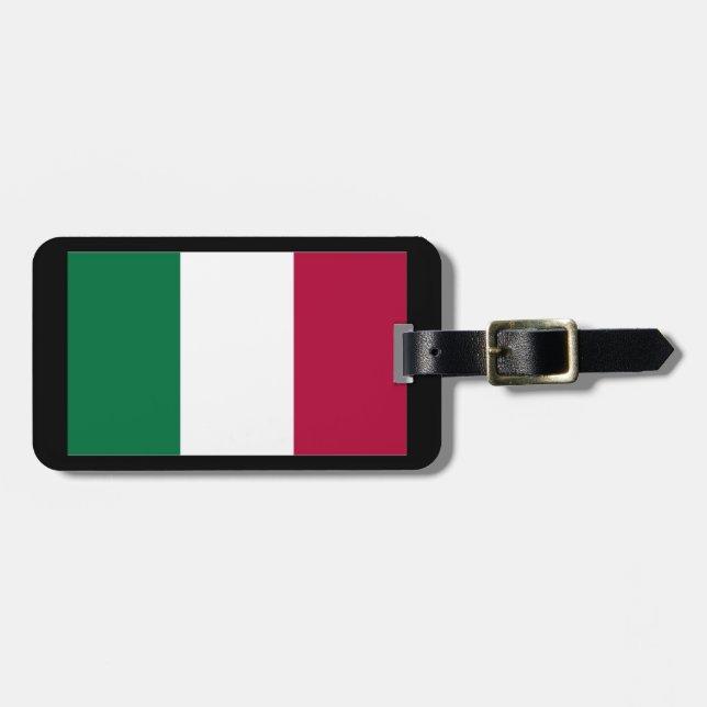 Étiquette À Bagage Le bagage étiquette l'Italie (Devant horizontal)