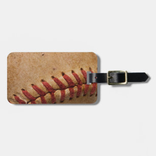 Étiquette À Bagage Le base-ball vintage - les base-ball de modèle de