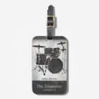 le batteur du groupe de rock, noir