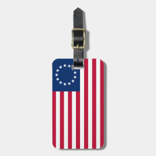 Étiquette À Bagage Le Cercle des étoiles, drapeau américain par Betsy