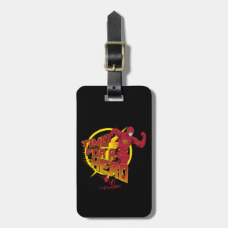 Étiquette À Bagage Le Flash | Graphique "Le Temps D'Un Héros"