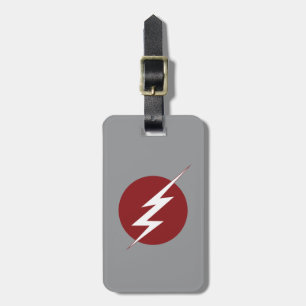 Étiquette À Bagage Le Flash Logo du boulon éclair
