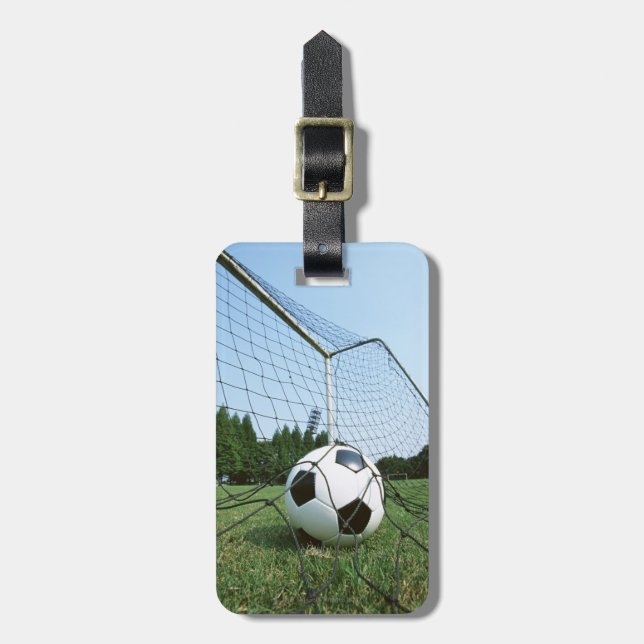 Étiquette À Bagage Le football (Devant Vertical)