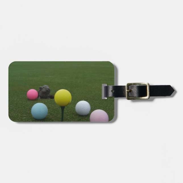 Étiquette À Bagage Le golf de Pâques (Devant horizontal)