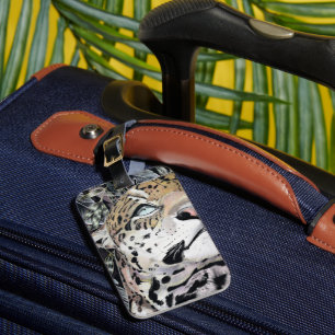 Étiquette À Bagage Le Jaguar ~ Couleur
