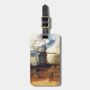 Étiquette À Bagage Le Moulin de la Galette Van Gogh