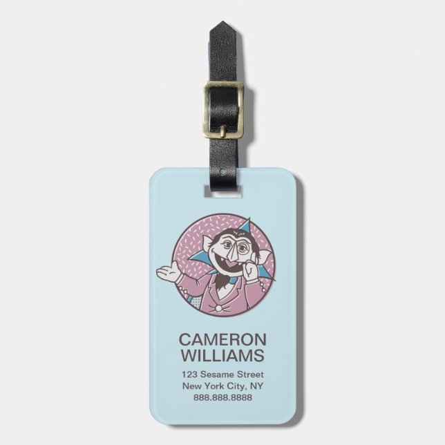 Étiquette À Bagage Le nombre | Vous Pouvez Toujours Compter Sur Moi (Devant Vertical)