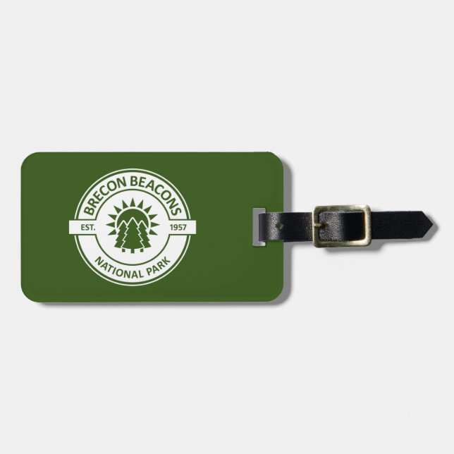 Étiquette À Bagage Le Parc national des Brecon Beacons (Devant horizontal)