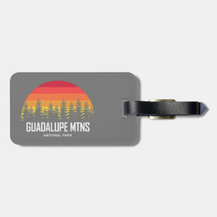 Étiquette À Bagage Le Parc national des Monts Guadalupe