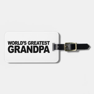 Étiquette À Bagage Le plus grand grand-papa du monde