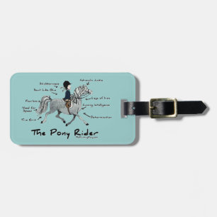 Étiquette À Bagage Le Pony Rider