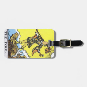 Étiquette À Bagage Le sac à bagages de la carte tarot Fool