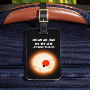 Étiquette À Bagage Le système Kepler-16.