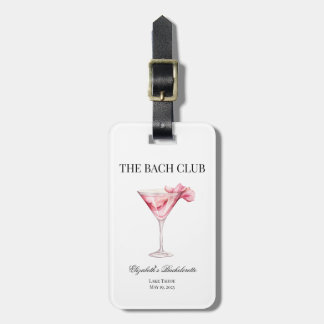 Étiquette À Bagage Le voyage entre filles du club Bach pour le cockta