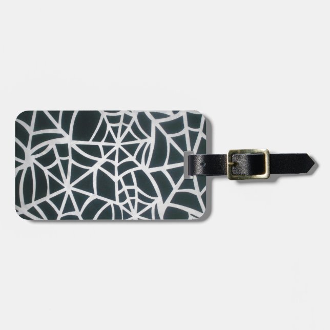 Étiquette À Bagage Le Web du mystère : Piège délicat - Web de l'araig (Devant horizontal)