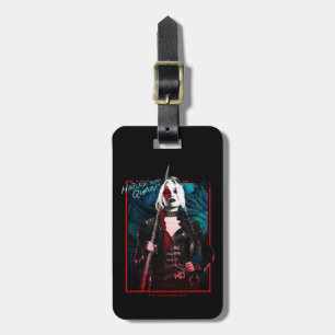 Étiquette À Bagage L'équipe du suicide   Harley Quinn & Green Ferns