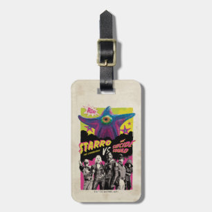 Étiquette À Bagage L'équipe du suicide   Starro Vs L'Équipe Suicide