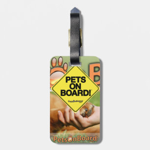 Étiquette À Bagage Les animaux familiers à bord du bagage de ™