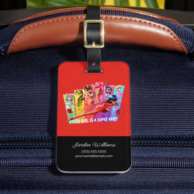 Étiquette À Bagage Les filles miraculeuses | Chaque fille est un supe (Insitu Rectoal 2)