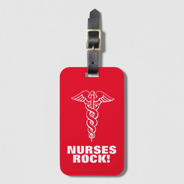 Étiquette À Bagage Les INFIRMIÈRES BASCULENT des idées soignantes de (Devant Vertical)