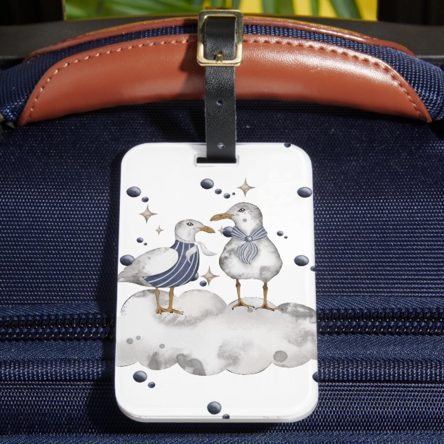 Étiquette À Bagage Les oiseaux de plage (Insitu Rectoal 2)