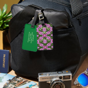 Étiquette À Bagage Les rêves deviennent de vraies fleurs Inspiration 
