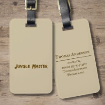 Lettering Design ‘Jungle Master’