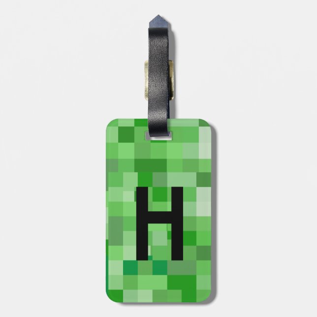 Étiquette À Bagage LETTRE INITIALE D'Halloween COSplay H RPG Gamer Pi (Dos Vertical)