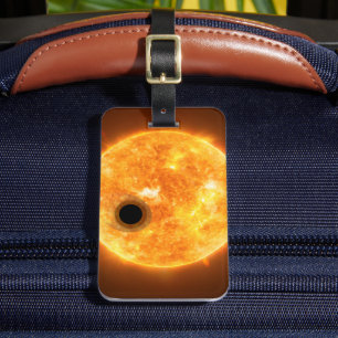 Étiquette À Bagage L'Exoplanet Wasp-107b Est Un Géant De Gaz