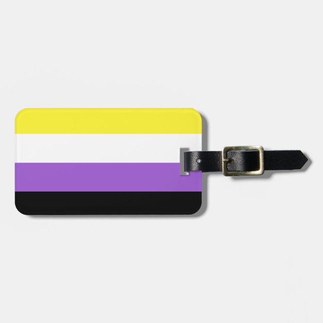 ÉTIQUETTE À BAGAGE LGBT (Devant horizontal)