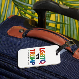 ÉTIQUETTE À BAGAGE LGBTQ POUR TRUMP GAY LESBIENNE POUR TRUMP 2024